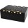 Humidor schwarz matt mit Dekor gold für ca. 50 Zigarren