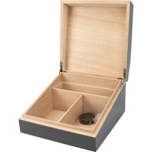 Humidor schwarz olive für ca. 40-50 Zigarren