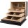 Humidor Ebony Finish Pianolack für ca. 75 Zigarren