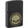 ZIPPO schwarz matt gelasert Harley Davidson Skull
