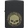 ZIPPO schwarz matt gelasert Harley Davidson Skull