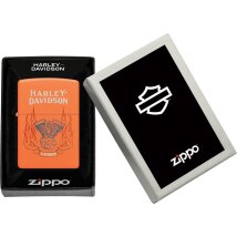ZIPPO Orange Matt color Harley Davidson
