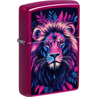 ZIPPO Candy Raspberry color Lion 60007809