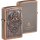 ZIPPO Rustic Bronze Plakette Pirate Skull 2008208