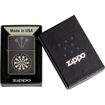 ZIPPO Grey gelasert/Emblem Dartboard Disc 2008202
