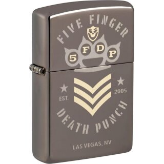 ZIPPO Black Ice gel.Five Finger Death Punch Est2005 60007799