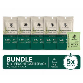 5x Truemidity Humidpack Plant Edition 4g 62%
